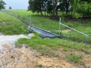 Water Gap Fence Solution