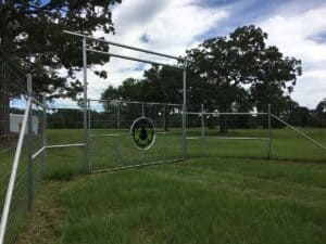 HIgh Game Fence Entry Gate Option