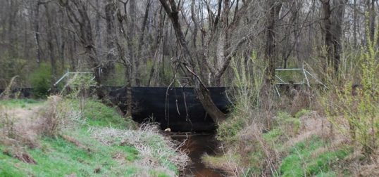 water gap fence